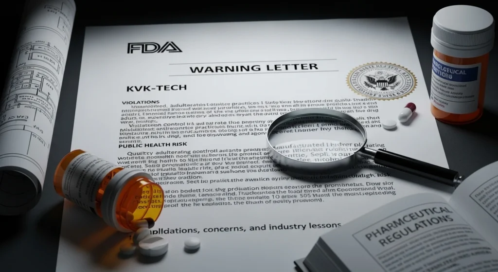 KVK-Tech Warning Letter: FDA Scrutiny and Tech-Driven Fixes in Pharma 1 KVK-Tech Warning Letter: FDA Scrutiny and Tech-Driven Fixes in Pharma